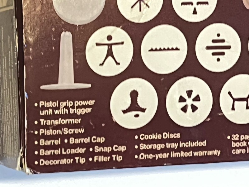 Wear Ever Super Shooter Electric Cookie Pastry Press Gun In Box #70123 Vintage gallery