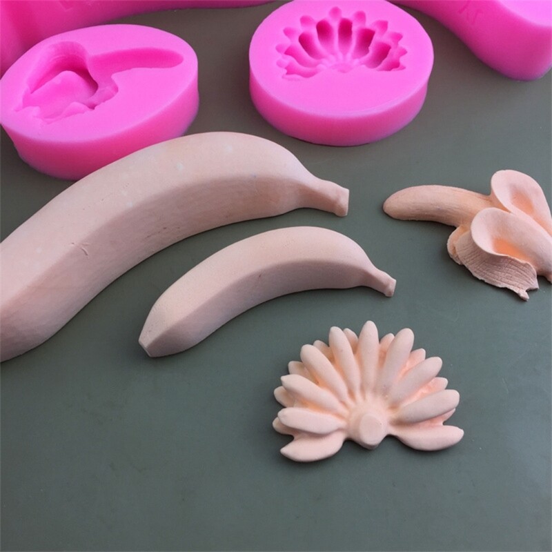3D Banana Shaped Silicone Molds Fondants Chocolate Molds DIY Cake Decorating gallery
