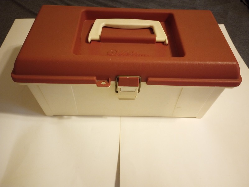 Wilton Red & Beige Tool Caddy with Over 70 pieces Included