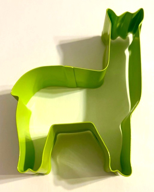 Wilton Llama Cookie Cutter coated metal standard size New