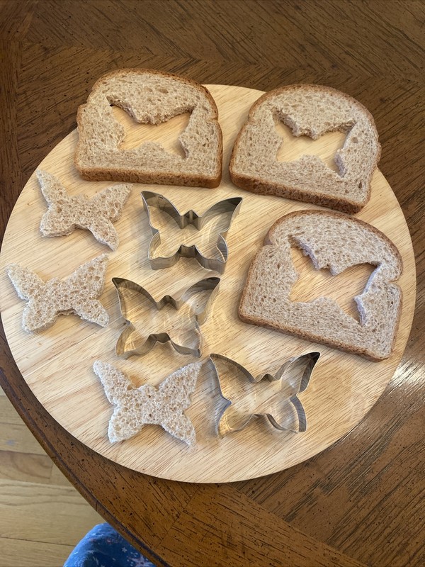 Cookie Cutters-Set (3)-Stainless Steele-3”Butterfly Shape Medal Cookie Cutter gallery