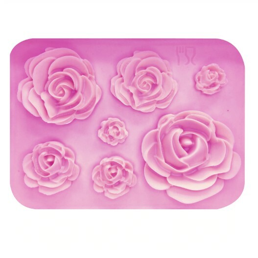 + SILICONE ROSE FLOWER MOULD DECORATION CHOCOLATE CAKE SWEETS COOKIES PLASTER