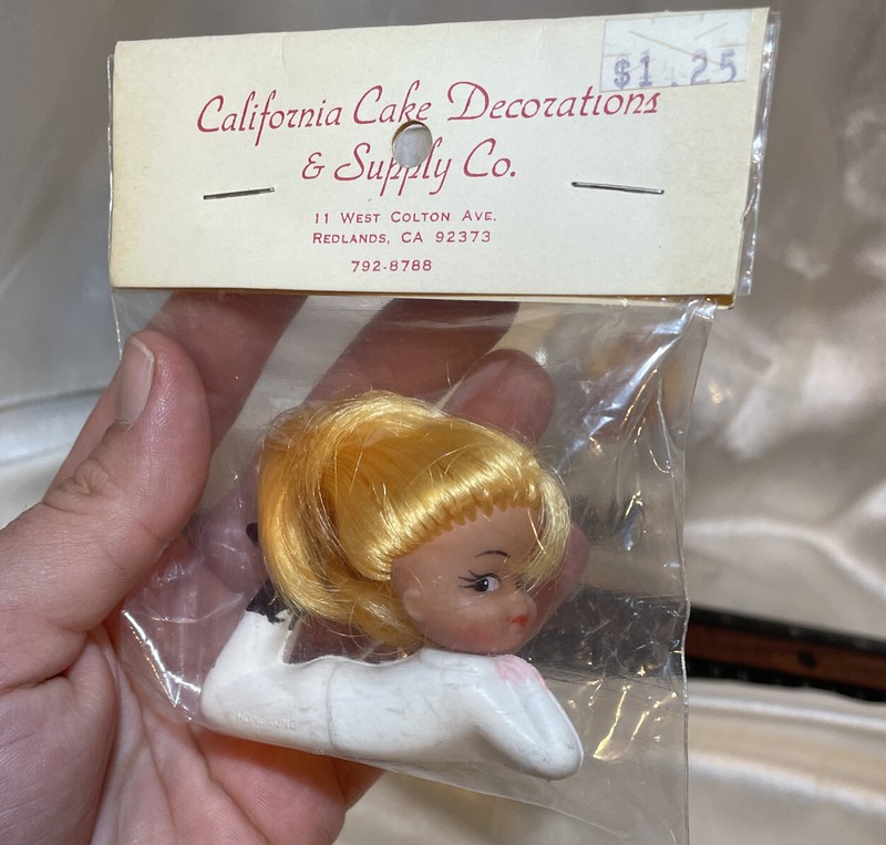 VTG 1970s California Cake Decorations & Supply Co Ballerina Ballet Cake Toppers gallery