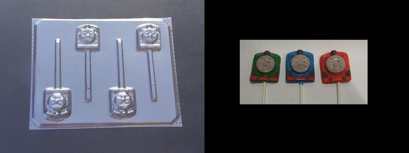 THOMAS the TANK TRAIN ENGINE Small Chocolate Candy Gummy Mold