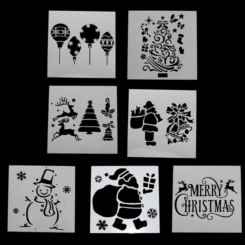 Cake Molds Christmas DIY Baking Cake Stencils Templates Wedding Birthday Durable