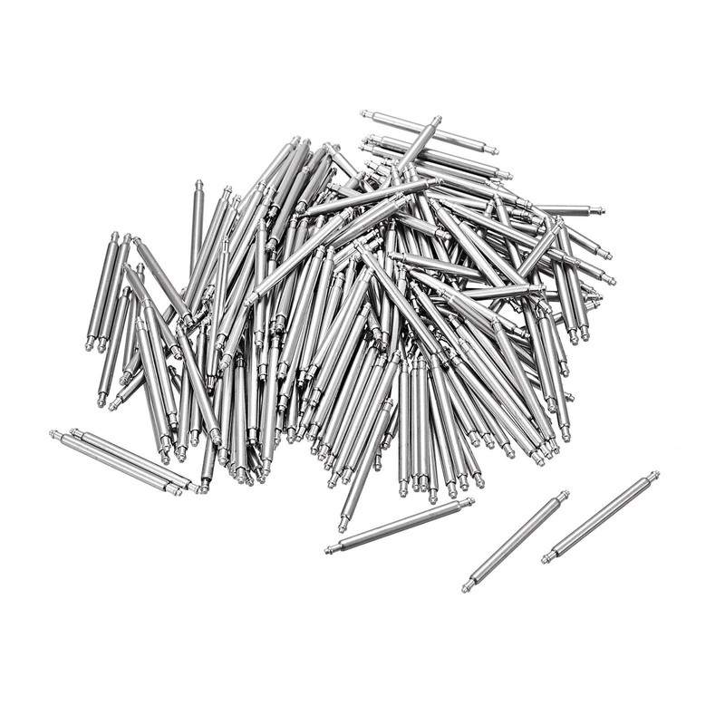 17mm Watch Strap Pin 1.5mm Dia Stainless Steel Single Flanged 200pcs
