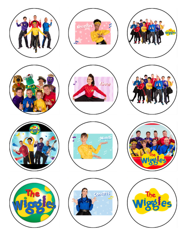 The Wiggles Edible Cake Toppers Icing Birthday Cake Decorations (4 Sizes) gallery
