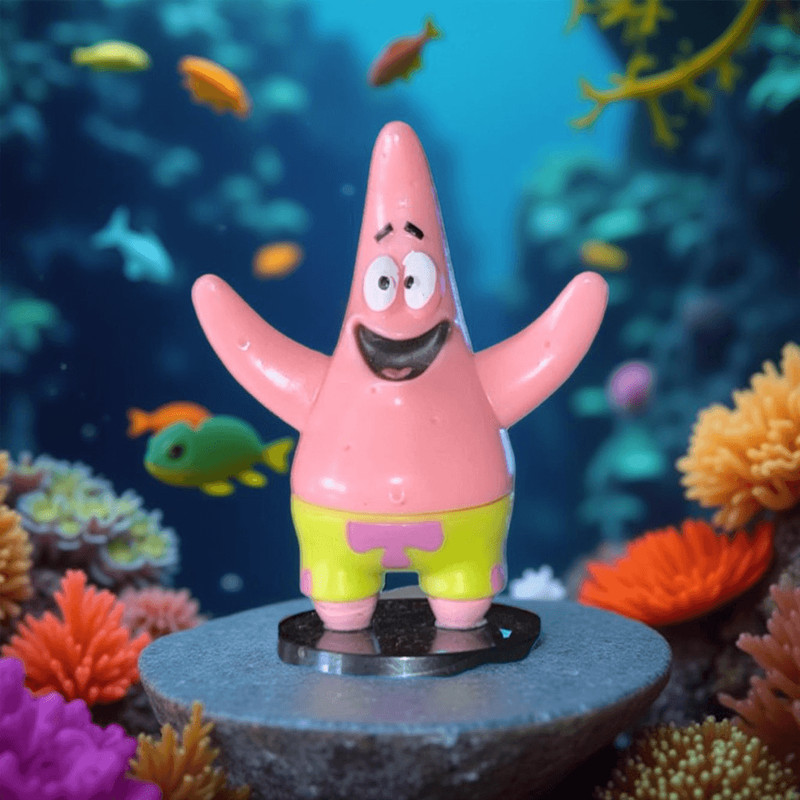 Nickelodeon SpongeBob SquarePants Patrick Star Action Figure Cake Topper B14