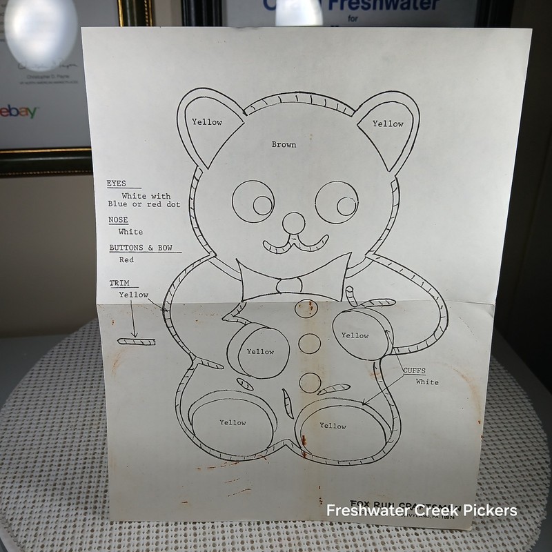 Circa 1960's - 1970's Fox Fun Craftsmen Shape A Cake Teddy Bear Cake Cutter gallery