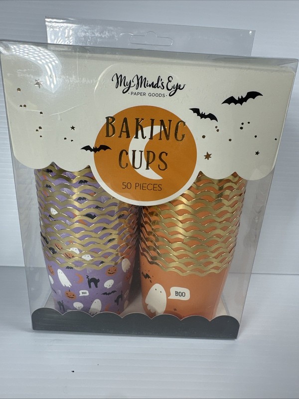 Designer Baking Cups 50ct My Minds Eye 5 oz Fall