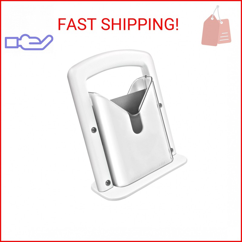 Bagel Slicer,Perfect for Bagels, Safe Grip, Guillotine Cutter, Safety Shield, St