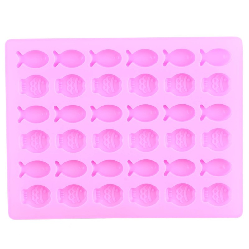 36-Cavity Mini Fish Shaped Silicone Candy Mold Gummy Fish for Candy Treats gallery