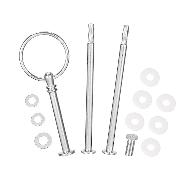 3 Tier Cupcake Stand Hardware Holder Fitting with Screws & Flat Washer