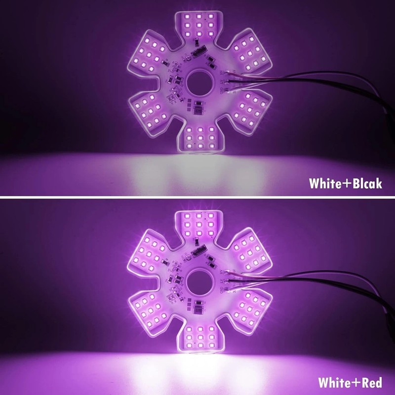 2Pcs Ultra-Thin Hex Style Dual Function Interior 54 diode LED Air Breather Li... gallery