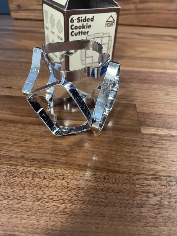 Vintage 3D Metal Cookie Cutter With 6 Shapes Card Suits Spade Club Diamond Heart gallery