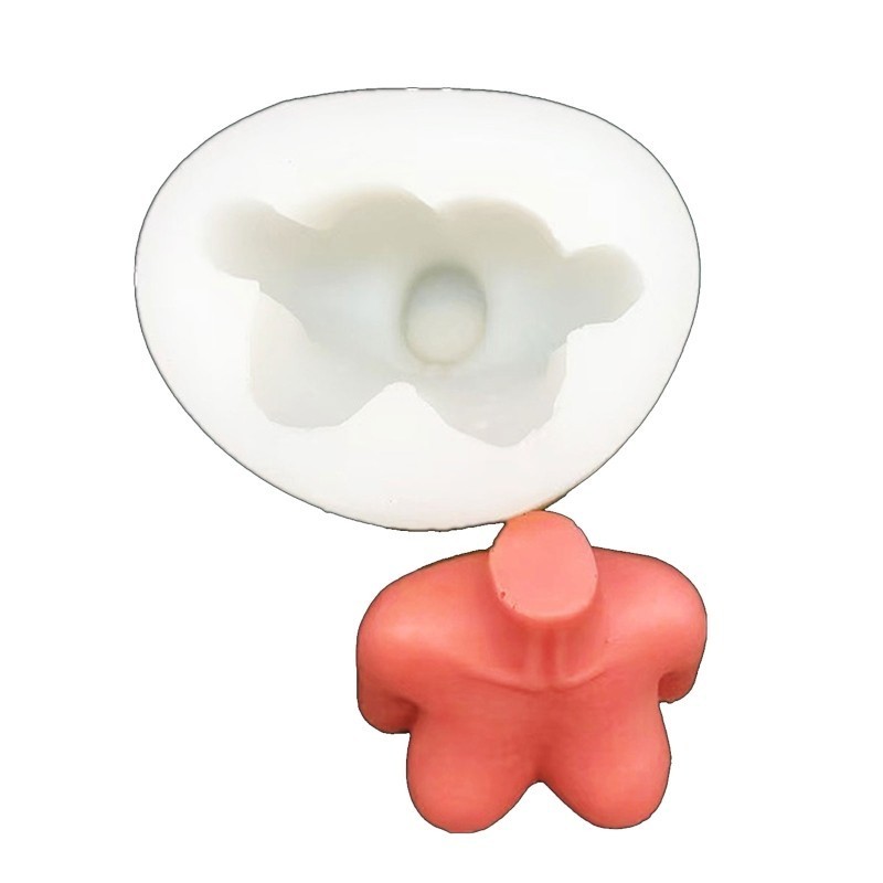 Handmade 3D Soap Craft Kitchen Fond Soap Mold Female Upper Body Baking Gift