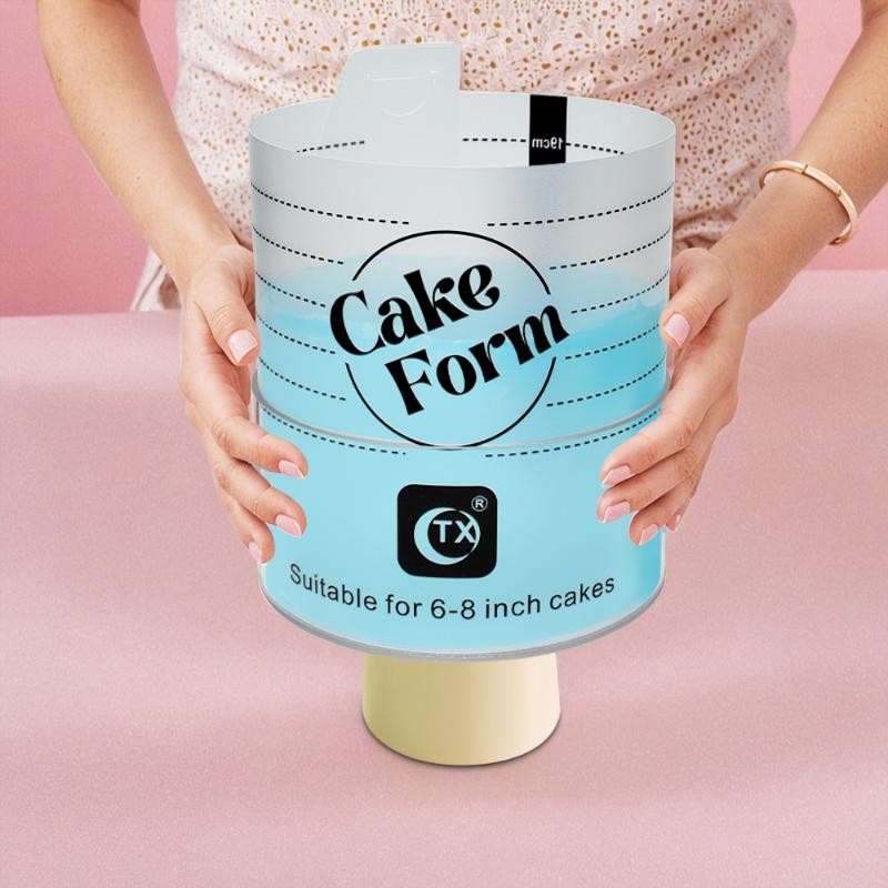 Adjustable Round Cake Ring Mold Retractable Mousse Cake Ring Acrylic Circle gallery