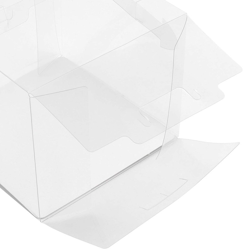 60 Pieces 5 x 5 x 4 Inch Clear Cake Boxes with Handles & Cake Boards Transpar... gallery