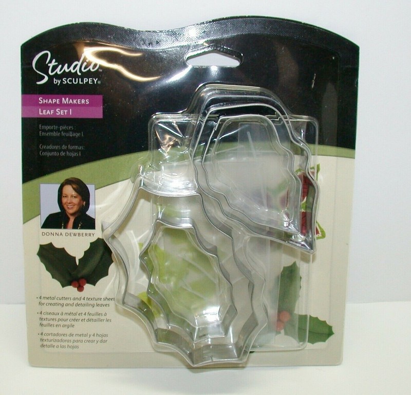 Studio by Sculpey Donna Dewberry ~ Shape Makers Leaf Set I **NEW**