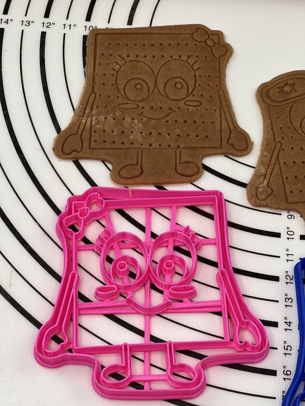 Set of 2 Matzah Boy and Girl Cookie Cutter & Mold Produced by 3D Kitchen Art gallery