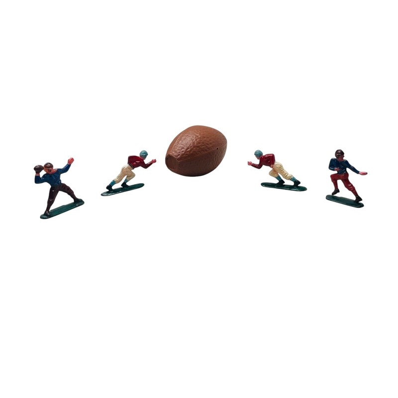 Vtg 5 Pc Football Players Cake Topper Decorations Hong Kong gallery