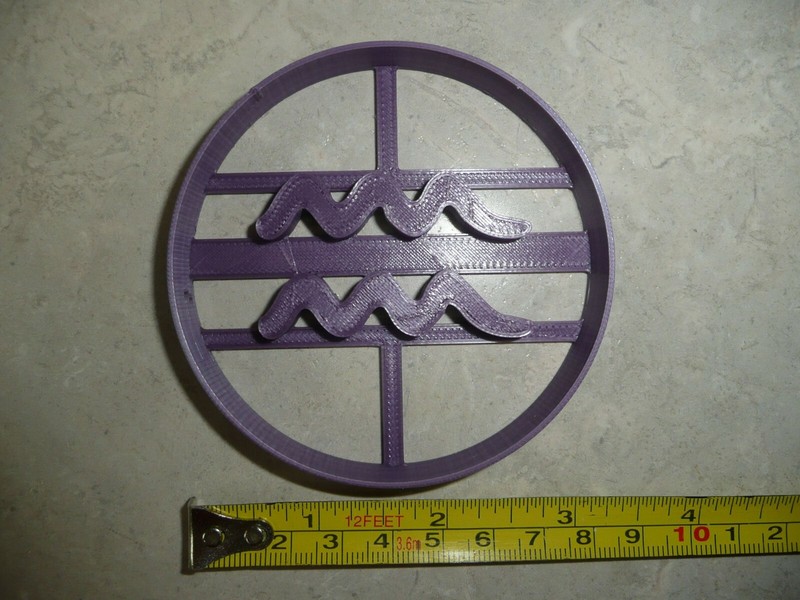 AQUARIUS ZODIAC SIGN ASTROLOGY HOROSCOPE SYMBOL COOKIE CUTTER USA PR4389 gallery