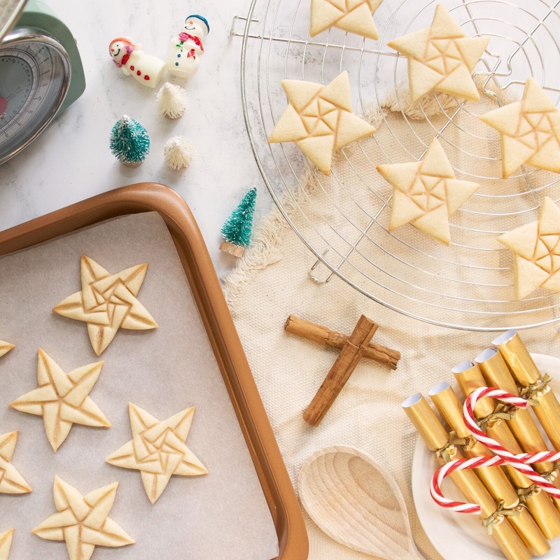 5 Sided Star Cookie Cutters Set - Christmas yule meteor Bethlehem Comet galaxy gallery