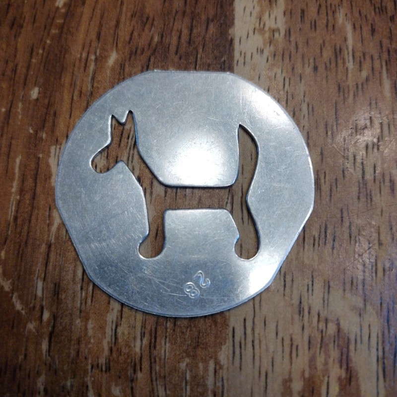 Mirro Cookie Press Dog Cookie Disk #28