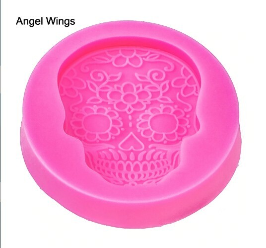 j STAMPO SILICONE TESCHIO MESSICANO CIOCCOLATO CARAMELLE GELATINA GHIACCIO RESIN gallery
