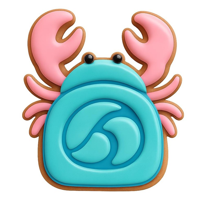 Soft Shell Crab Roll Cookie Cutter & Stamp, Fondant & Clay - 4x3.5 gallery