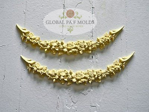 Sugarcraft Molds Polymer Clay Molds Cake Decorating Tools Floral Swags MOLD 5