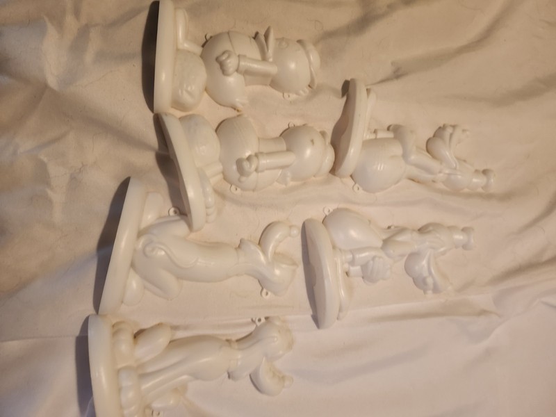 Wilton Disney Character Sugar Molds Set of six molds Mickey Mouse 1972 Vintage gallery