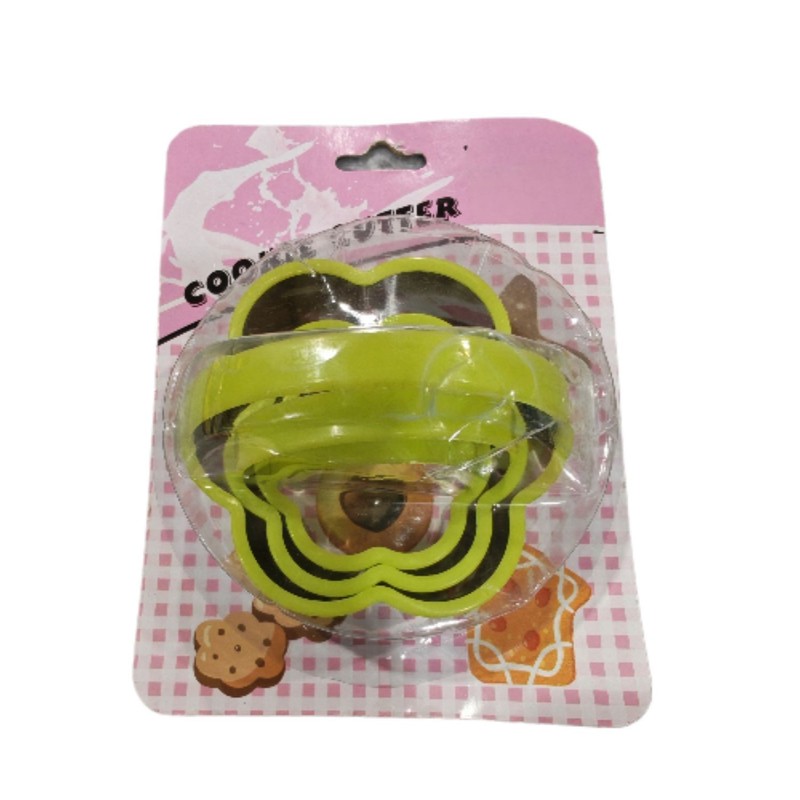 Flower Shape Cookie Cutter Set – Multi-Size Baking Mold for Biscuits & Pastry