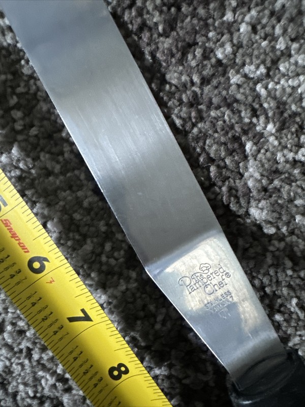 Pampered Chef Large 13" Stainless Offset Spreader Spatula Icing Cake Frosting gallery