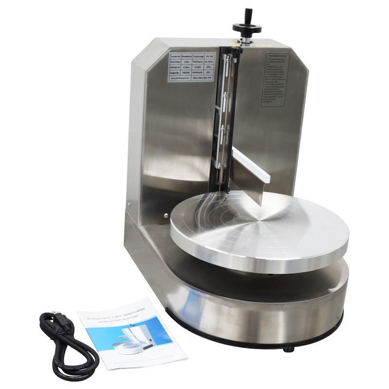 4-12in 110V Stainless Steel Cake Cream Spreading Coating Smearing Machine 200W gallery