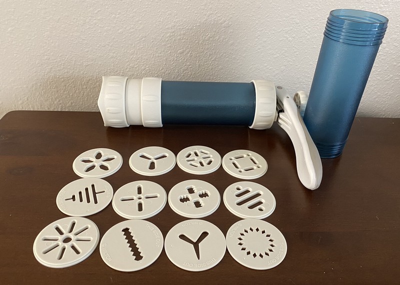 Wilton Blue Cookie Max Cookie Press Unboxed