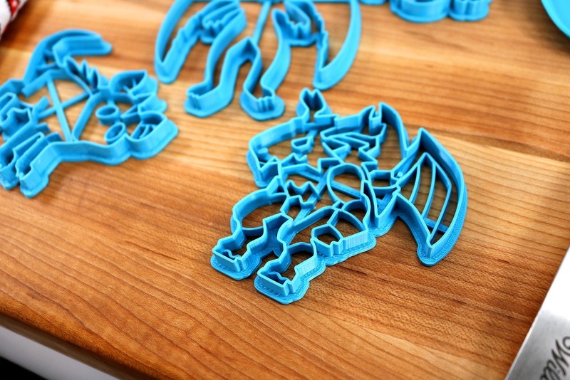 Cryptid Cookie Cutters Set 1 - Sasquatch, Mothman Big Foot, Loch Ness Monster gallery