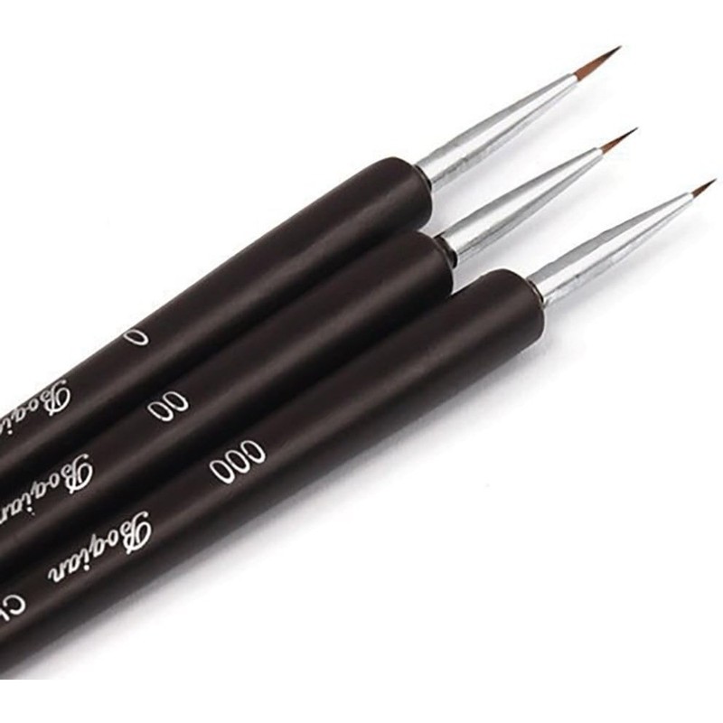 3-Piece Cake Decorating Brush Set for Food Paint Icing Sugarcraft Cupcake Face gallery