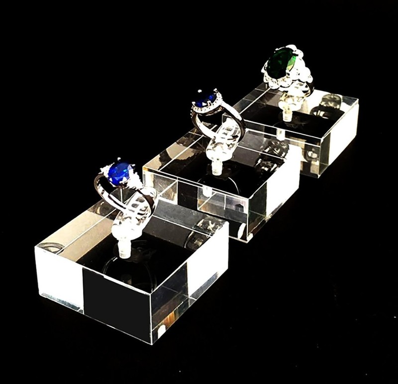 High Transparent Acrylic Jewelry Display Stand.Minimalist Style Jewelry Holde... gallery