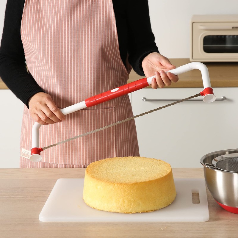 XL Adjustable Cake Layer Cutter Leveler Slicer for 6-16 Inch Large Layer Cake... gallery