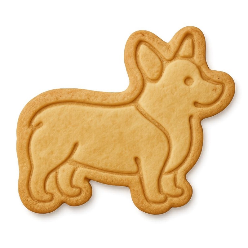 Standing Corgi Pembroke Cookie Cutter & Stamp - 4x3.5 gallery