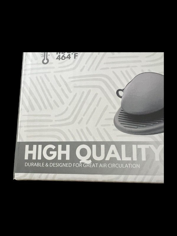 Silly Coney silicone air fryer liner + More Water/oil resistant max temp 464 NIB gallery