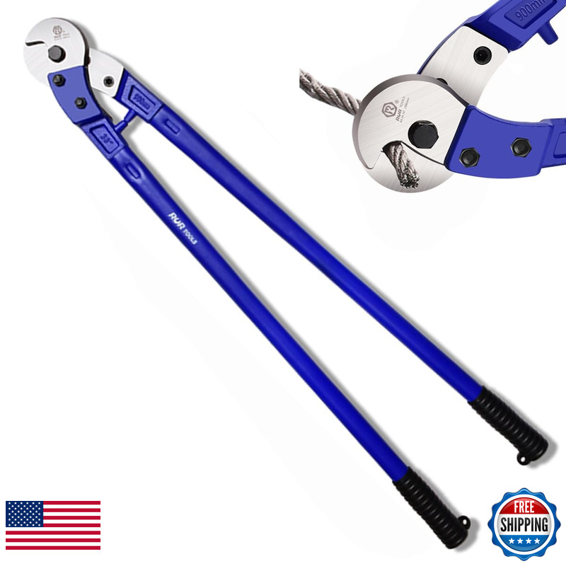 Zrggea Wire Cutters 42 Inch Wire Rope Cutter Heavy Duty Industrial-Grade Forged