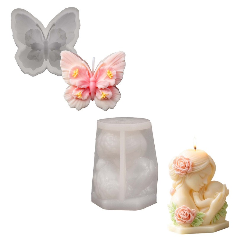 Home 3D Soap Mold Unique Candle Molds Christmas Chocolate Molds Cute Birthday gallery