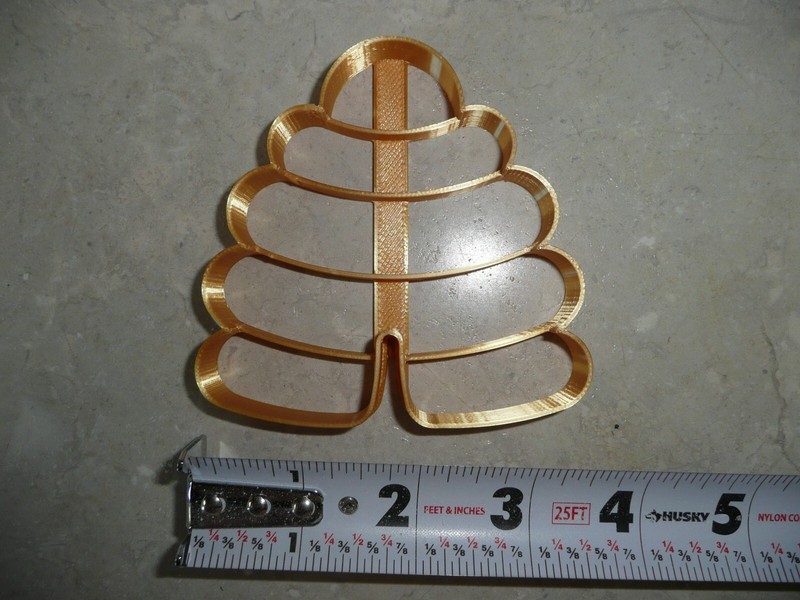 BEEHIVE HONEY BEE HIVE DETAILED COOKIE CUTTER MADE IN USA PR5062 gallery