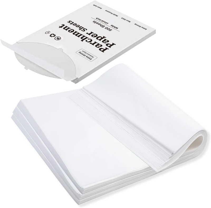 500 Pcs Parchment Paper Sheets 16x24, Non-Stick, Heavy Duty, Wood Pulp gallery