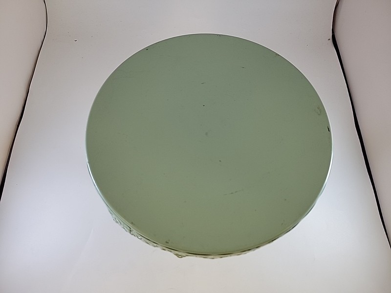 Mint Green Cake Stand Pedestal Platter Server 12 Height and 12 Wide gallery