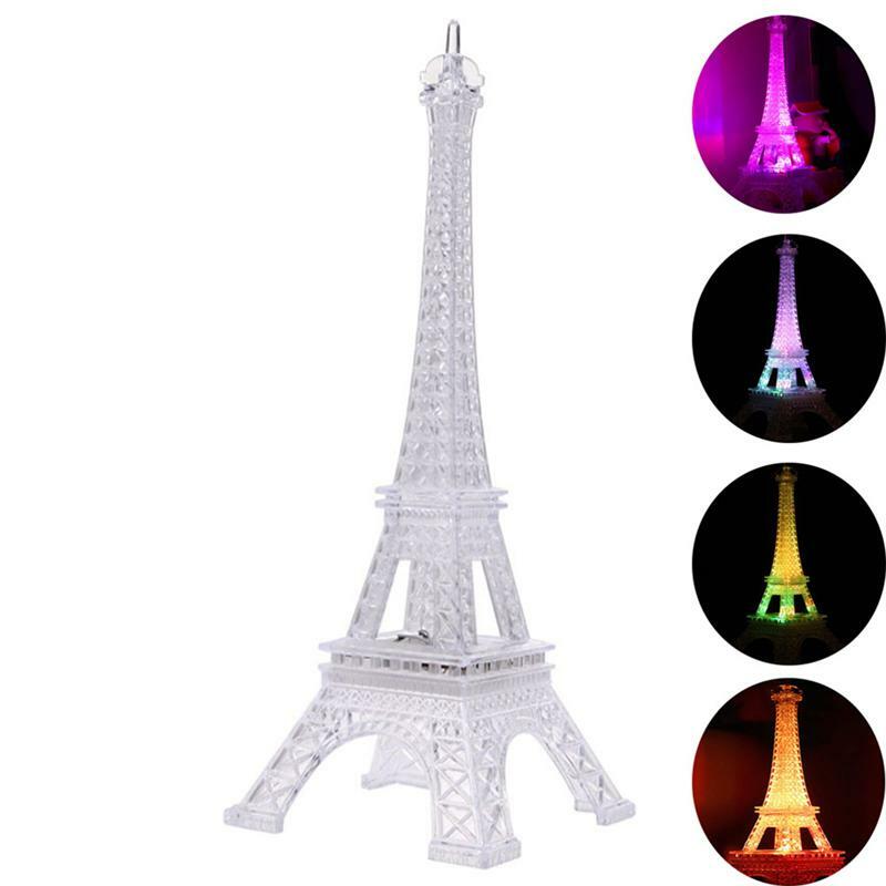 Eiffel Tower Color Changing Light 10″