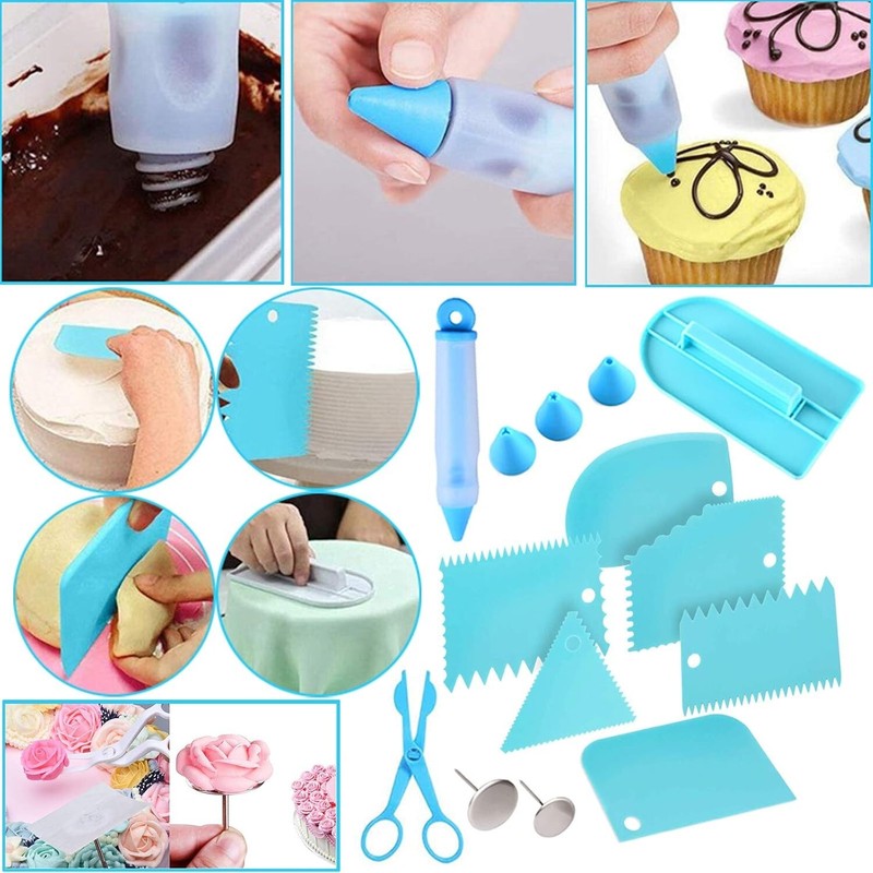 Cake Decorating Tools Supplies Kit - 368Pcs Baking Supplies with Storage Case gallery