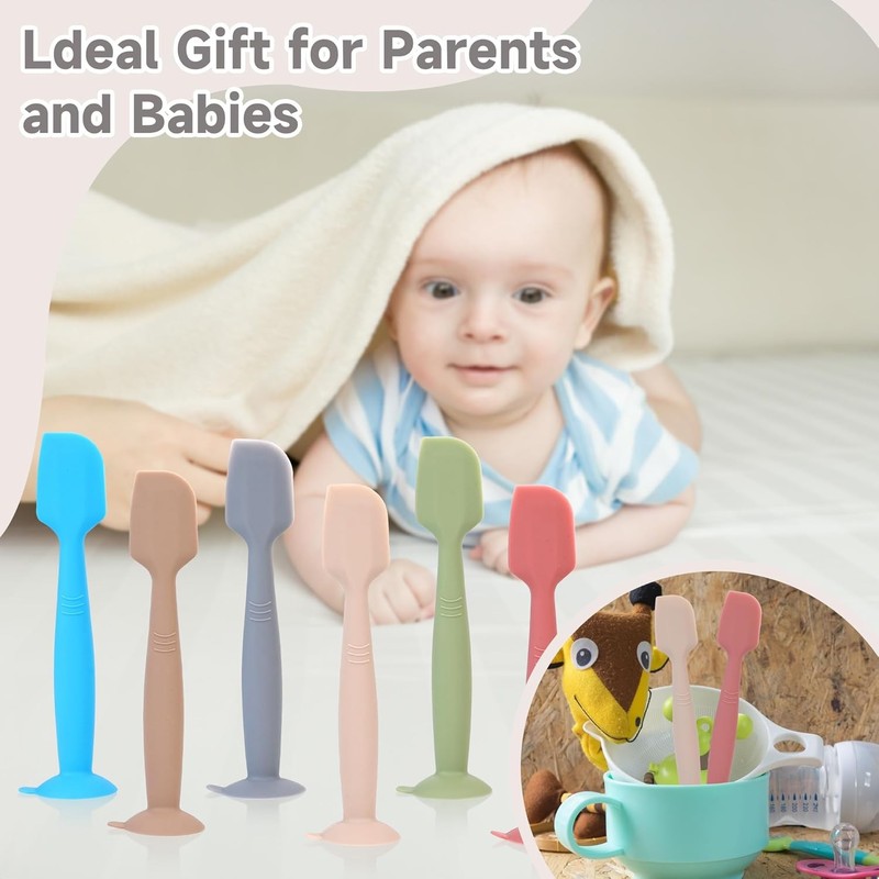 Baby Diaper Cre Spatula Applicator 3 Pa Butt Paste Spatula Soft gallery